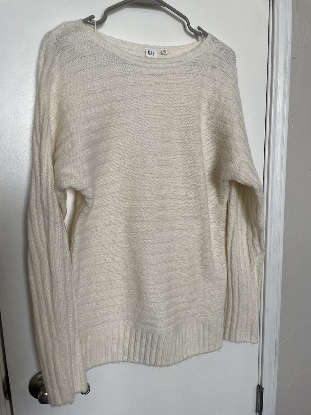Gap Sweater Ivory S Small Women’s Long Sleeve Cream